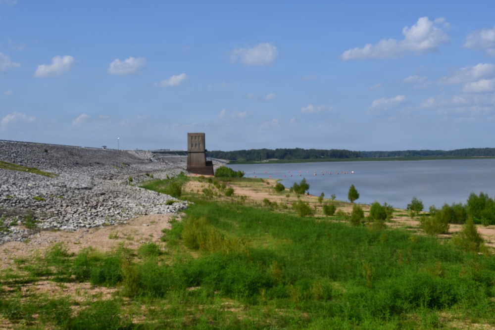 Arkabutla Lake and Dam in Mississippi