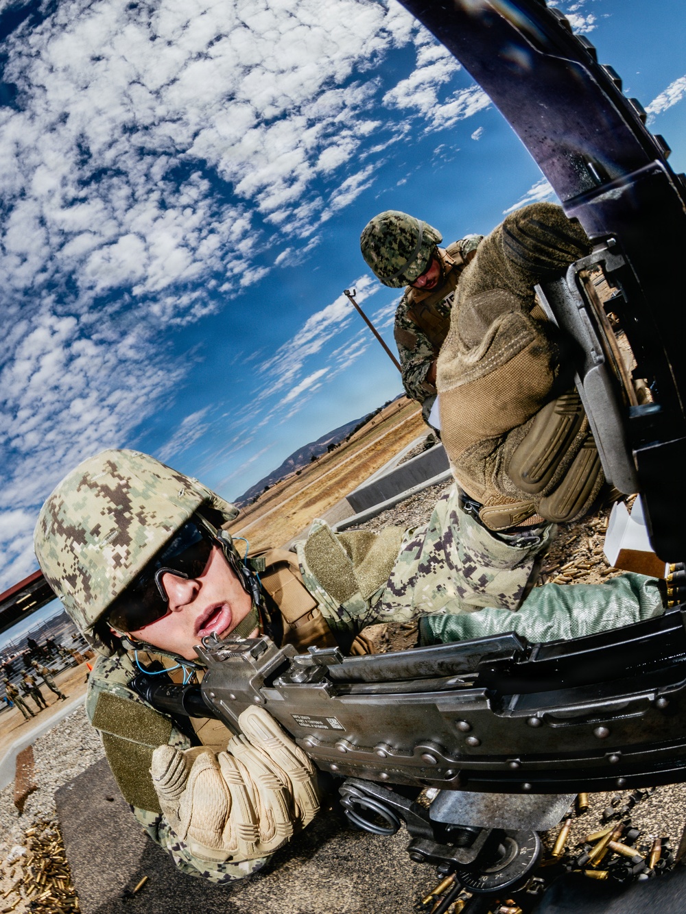 NMCB-3 Seabees Shoot Crew Served Weapons