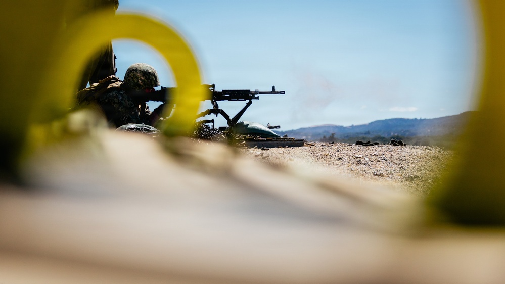 NMCB-3 Seabees Shoot Crew Served Weapons