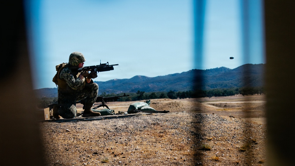 NMCB-3 Seabees Shoot Crew Served Weapons