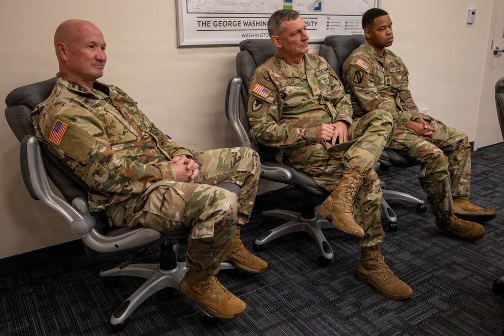 Joint Task Force Magnolia Leadership meet at the George Washington University Police Department Joint Task Force Magnolia Leadership meet at the George Washington University Police Department