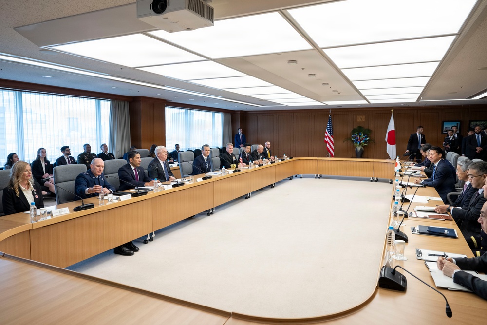 SW Hegseth Meets With Japan MoD, Visits Yokota AB Troops SW Hegseth Meets With Japan MoD, Visits Yokota AB Troops