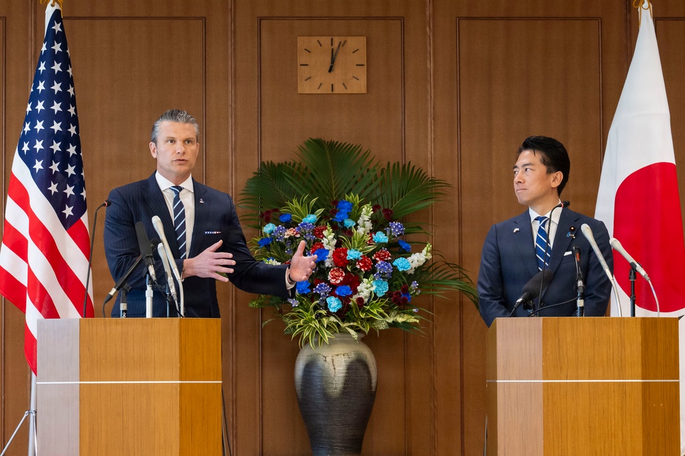 SW Hegseth Meets With Japan MoD, Visits Yokota AB Troops SW Hegseth Meets With Japan MoD, Visits Yokota AB Troops