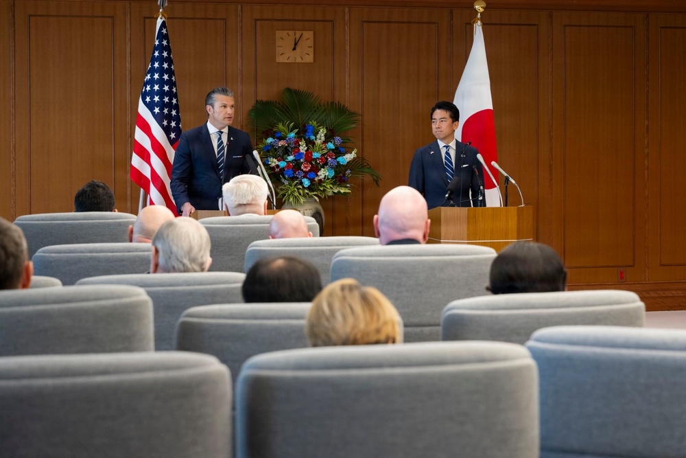 SW Hegseth Meets With Japan MoD, Visits Yokota AB Troops SW Hegseth Meets With Japan MoD, Visits Yokota AB Troops