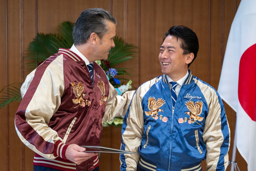 SW Hegseth Meets With Japan MoD, Visits Yokota AB Troops