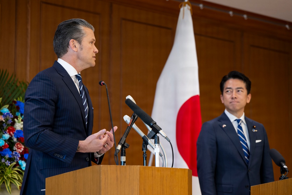 SW Hegseth Meets With Japan MoD, Visits Yokota AB Troops SW Hegseth Meets With Japan MoD, Visits Yokota AB Troops
