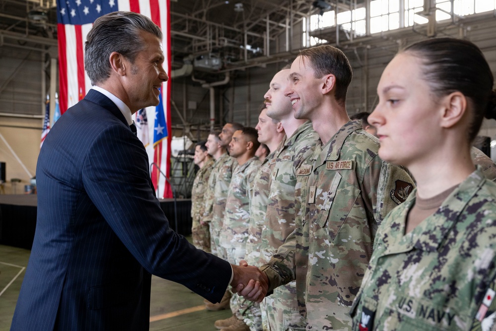 SW Hegseth Meets With Japan MoD, Visits Yokota AB Troops