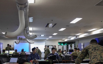 Iwakuni Marines and JGSDF run base defense operations center during Active Shield 26