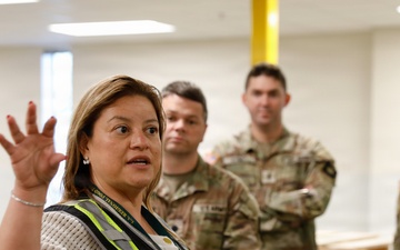 California National Guard Service Members Receive A Behind the Scenes Look At the Los Angeles Regional Food Bank