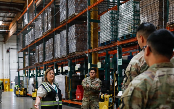 California National Guard Service Members Receive A Behind the Scenes Look At the Los Angeles Regional Food Bank
