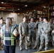 California National Guard Service Members Receive A Behind the Scenes Look At the Los Angeles Regional Food Bank