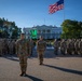 Mississippi National Guard service members have a promotion ceremony in front of the White House
