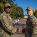 A Mississippi Air National Guard Airman gets promoted in front of the White House