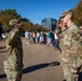 A Mississippi Army National Guard Soldier gets promoted in front of the White House