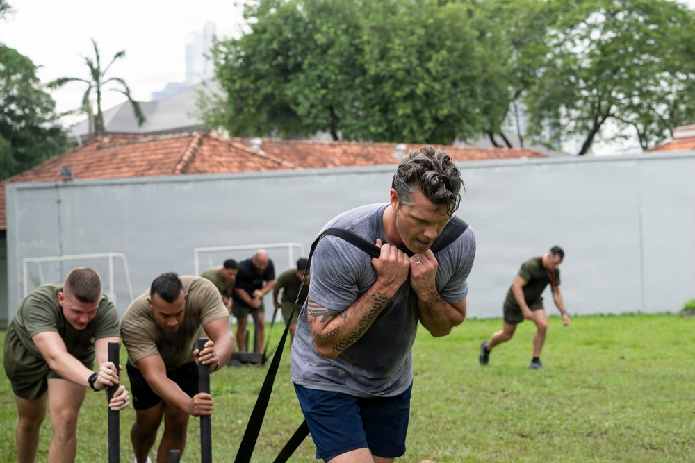 SW Hegseth Trains With Service Members in Malaysia SW Hegseth Trains With Service Members in Malaysia