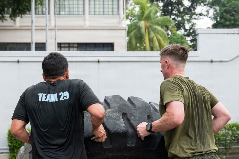 SW Hegseth Trains With Service Members in Malaysia SW Hegseth Trains With Service Members in Malaysia