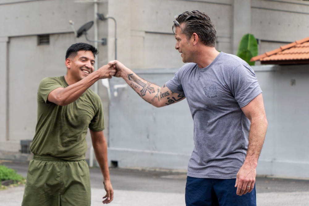 SW Hegseth Trains With Service Members in Malaysia SW Hegseth Trains With Service Members in Malaysia