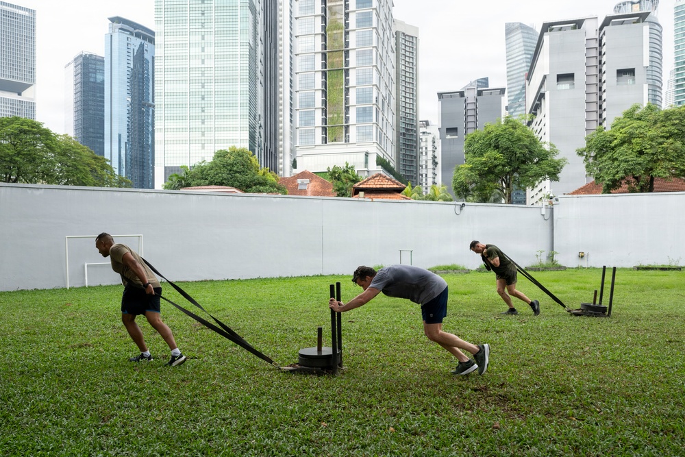 SW Hegseth Trains With Service Members in Malaysia SW Hegseth Trains With Service Members in Malaysia