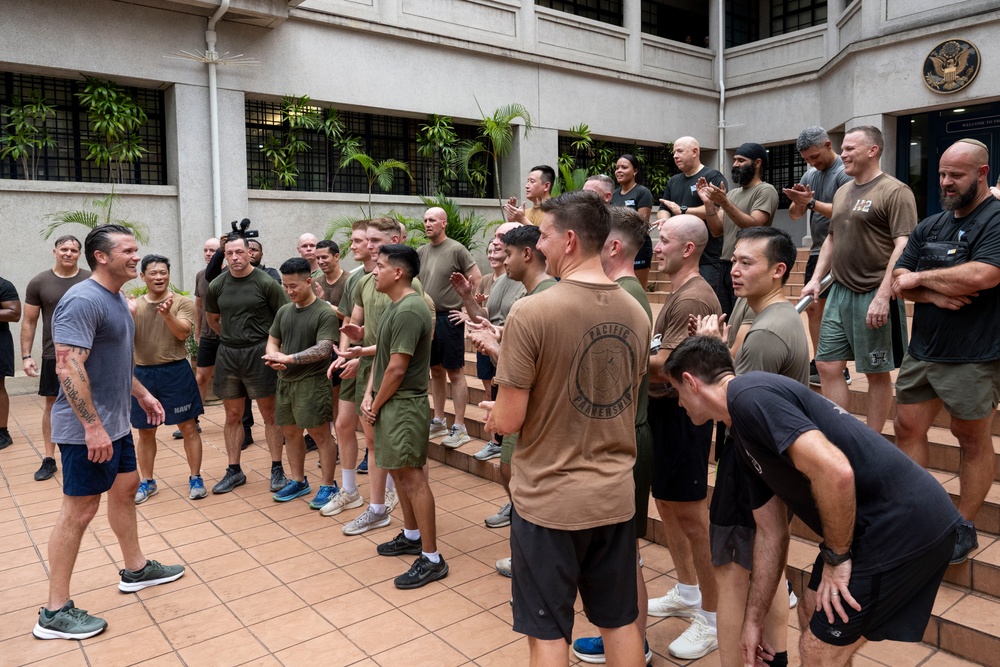 SW Hegseth Trains With Service Members in Malaysia SW Hegseth Trains With Service Members in Malaysia