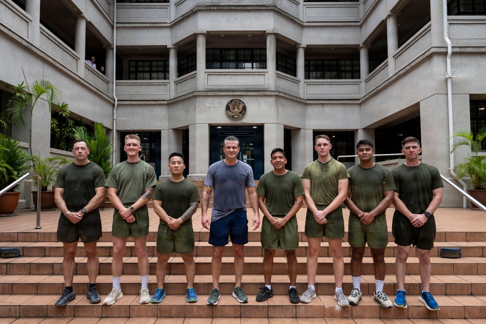 SW Hegseth Trains With Service Members in Malaysia SW Hegseth Trains With Service Members in Malaysia