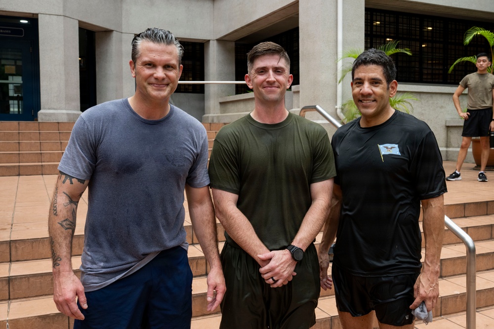 SW Hegseth Trains With Service Members in Malaysia SW Hegseth Trains With Service Members in Malaysia