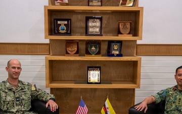 Deputy Commodore Visits the Commander of the Brunei Royal Armed Forces during CARAT Brunei