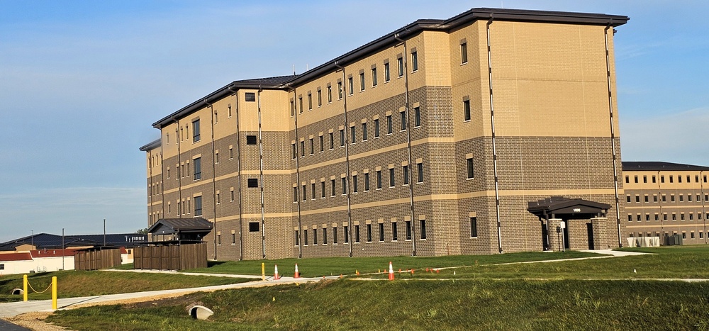 October 2025 construction operations for South Barracks Project at Fort McCoy