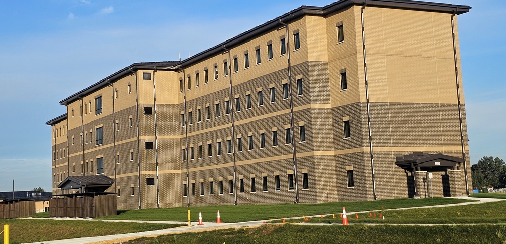 October 2025 construction operations for South Barracks Project at Fort McCoy