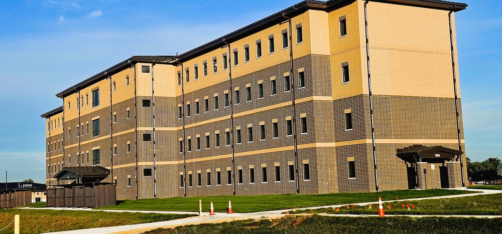 October 2025 construction operations for South Barracks Project at Fort McCoy