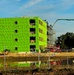 October 2025 construction operations for fiscal year 2024-funded $55.75 million Collective Training Officers Quarters Project at Fort McCoy