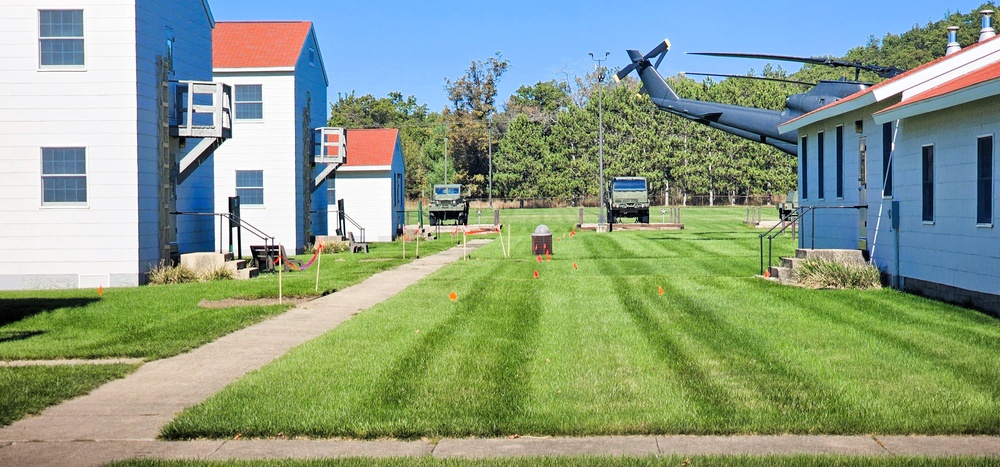 New concrete pads added to Fort McCoy's Commemorative Area