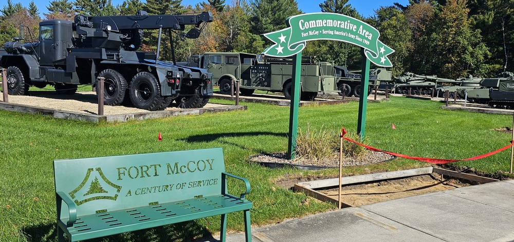 New concrete pads added to Fort McCoy's Commemorative Area