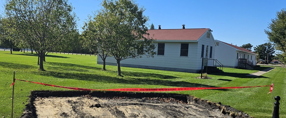 New concrete pads added to Fort McCoy's Commemorative Area