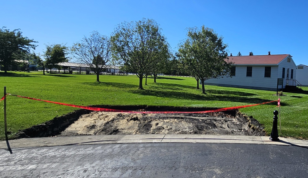 New concrete pads added to Fort McCoy's Commemorative Area
