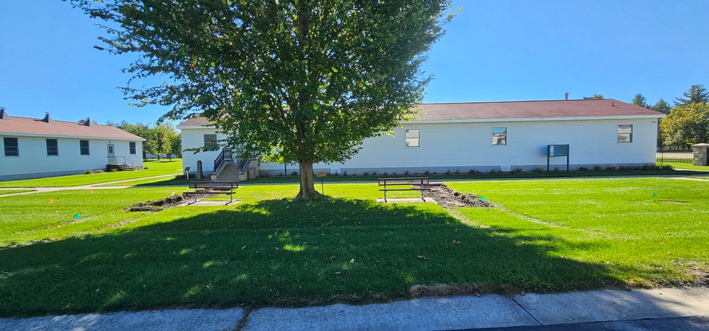 New concrete pads added to Fort McCoy's Commemorative Area