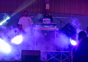 DJ Hawk Visits Deployed Troops