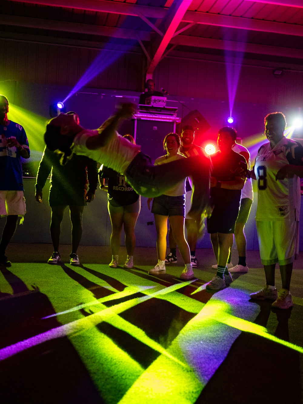 DJ Hawk Visits Deployed Troops DJ Hawk Visits Deployed Troops