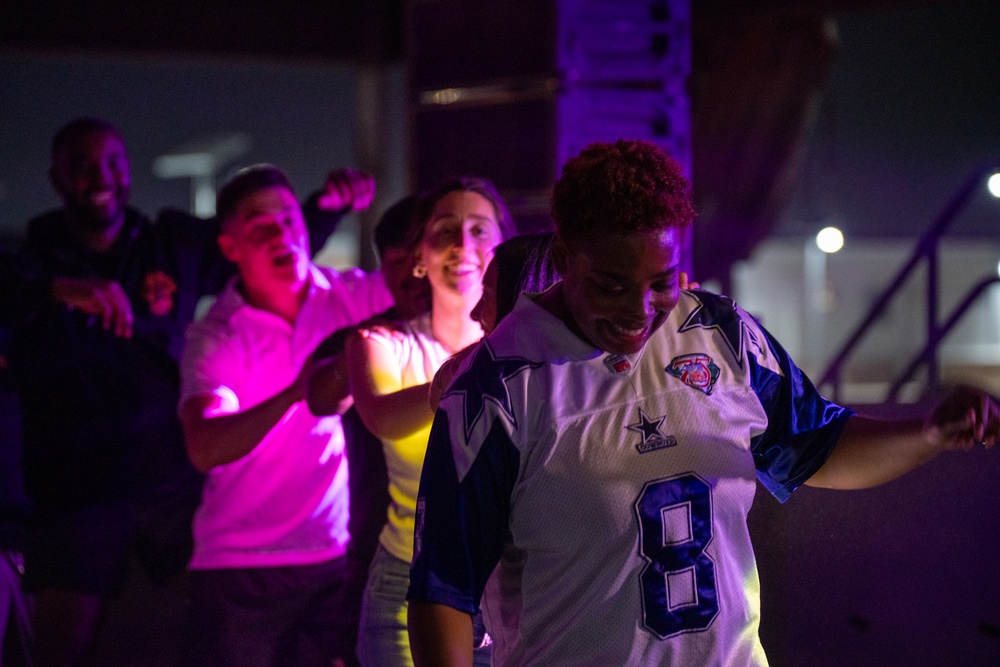 DJ Hawk Visits Deployed Troops