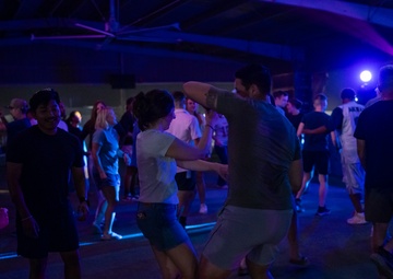 DJ Hawk Visits Deployed Troops