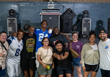 DJ Hawk Visits Deployed Troops