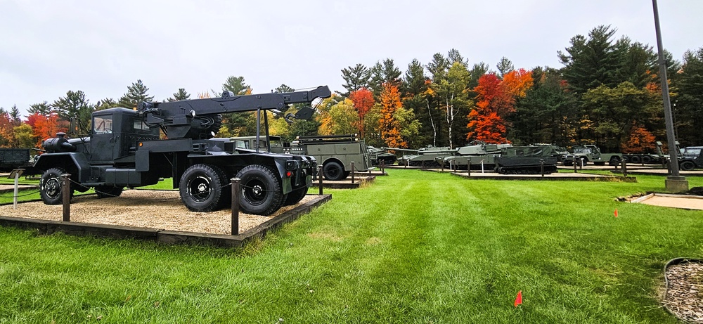2025 Fall Colors at Fort McCoy's Equipment Park