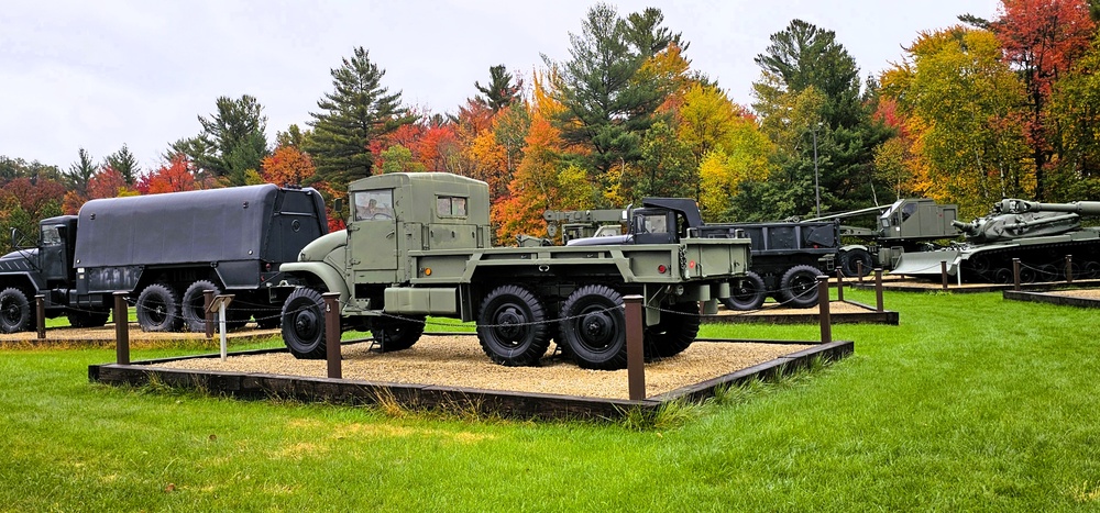 2025 Fall Colors at Fort McCoy's Equipment Park