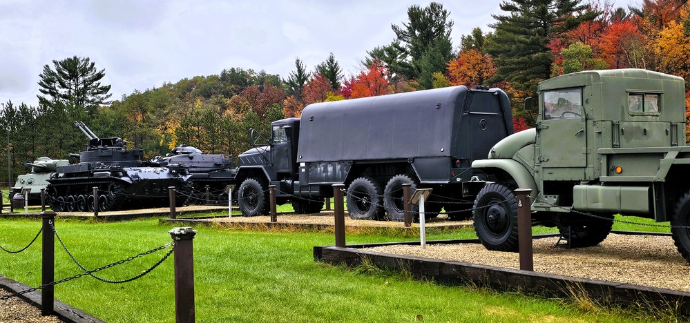 2025 Fall Colors at Fort McCoy's Equipment Park