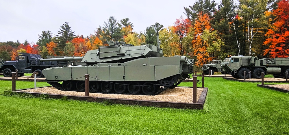 2025 Fall Colors at Fort McCoy's Equipment Park