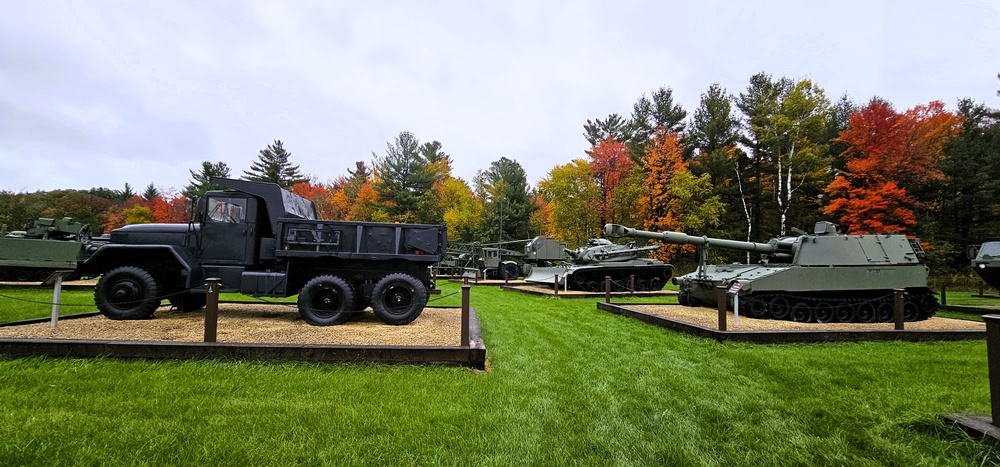 2025 Fall Colors at Fort McCoy's Equipment Park