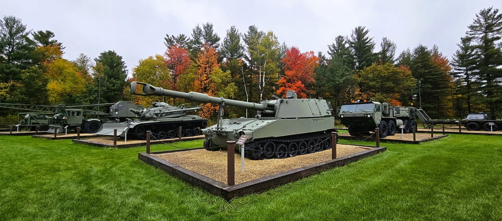 2025 Fall Colors at Fort McCoy's Equipment Park
