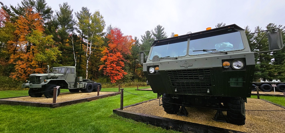 2025 Fall Colors at Fort McCoy's Equipment Park