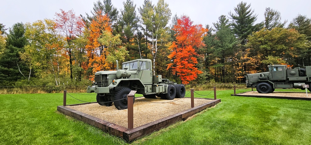 2025 Fall Colors at Fort McCoy's Equipment Park