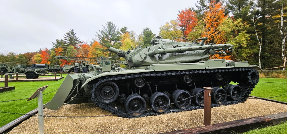 2025 Fall Colors at Fort McCoy's Equipment Park