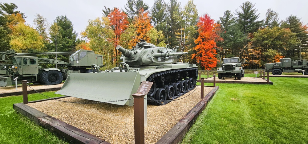 2025 Fall Colors at Fort McCoy's Equipment Park